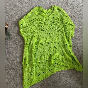 Zara Neon Crocheted Top (NEVER WORN)